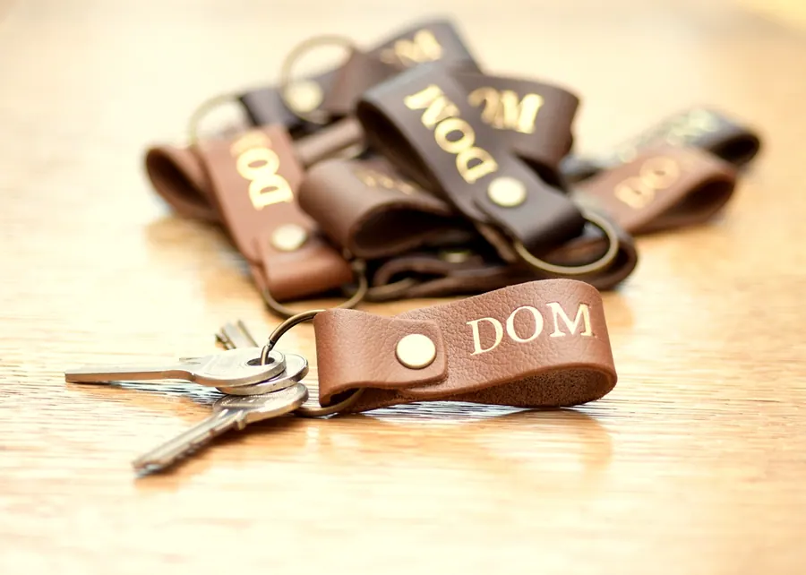 Brelok skórzany DOM — zdjęcie 1