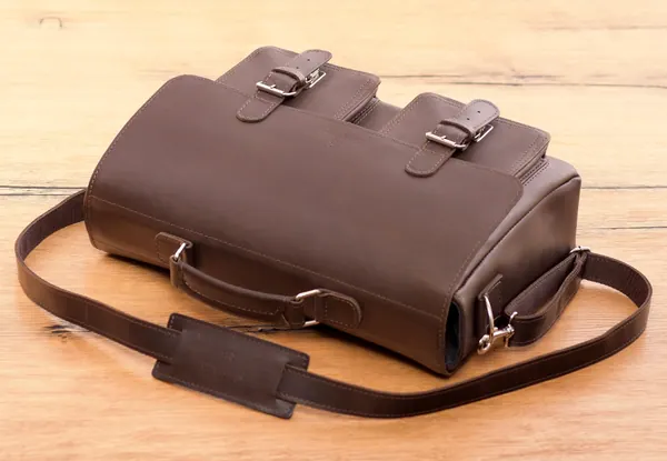 Retro brown Ciemny Camel