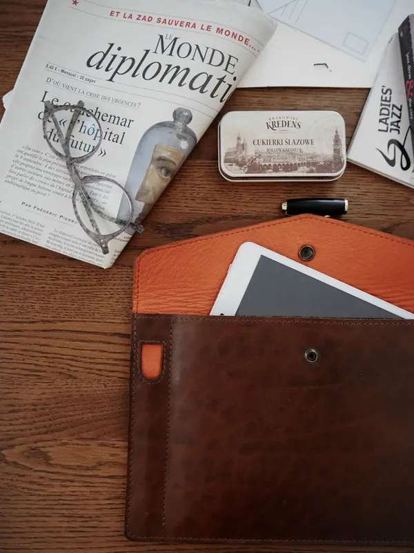 Organizer skórzany na ipad